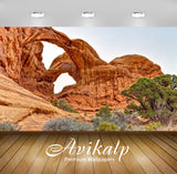 Avikalp Exclusive Awi6551 The Double Arch Nature Full HD Wallpapers for Living room, Hall, Kids Room Avikalp Exclusive Awi6551 The Double Arch Nature Full HD Wallpapers for Living room, Hall, Kids Room