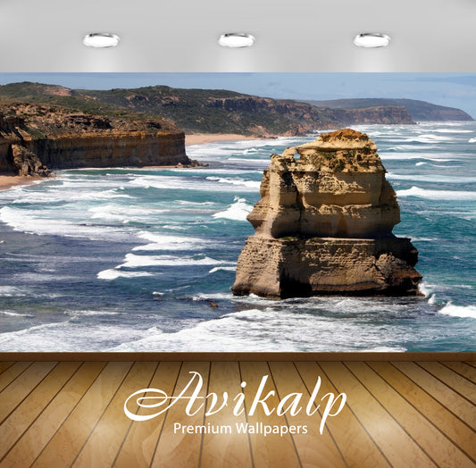 Avikalp Exclusive Awi6560 The Twelve Apostles Nature Full HD Wallpapers for Living room, Hall, Kids