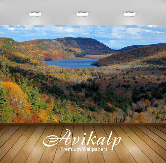 Avikalp Exclusive Awi6627 Upper Peninsula Of Michigan Nature Full HD Wallpapers for Living room, Hal