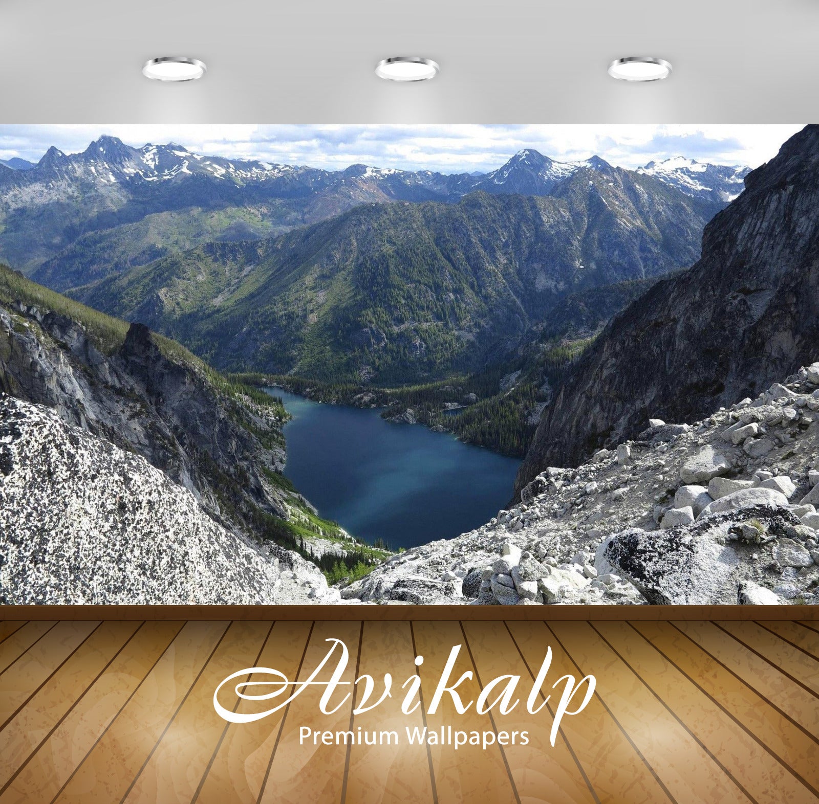 Avikalp Exclusive Awi6635 View Of The Lake From The Rocky Mountains Nature Full HD Wallpapers for Li Avikalp Exclusive Awi6635 View Of The Lake From The Rocky Mountains Nature Full HD Wallpapers for Li