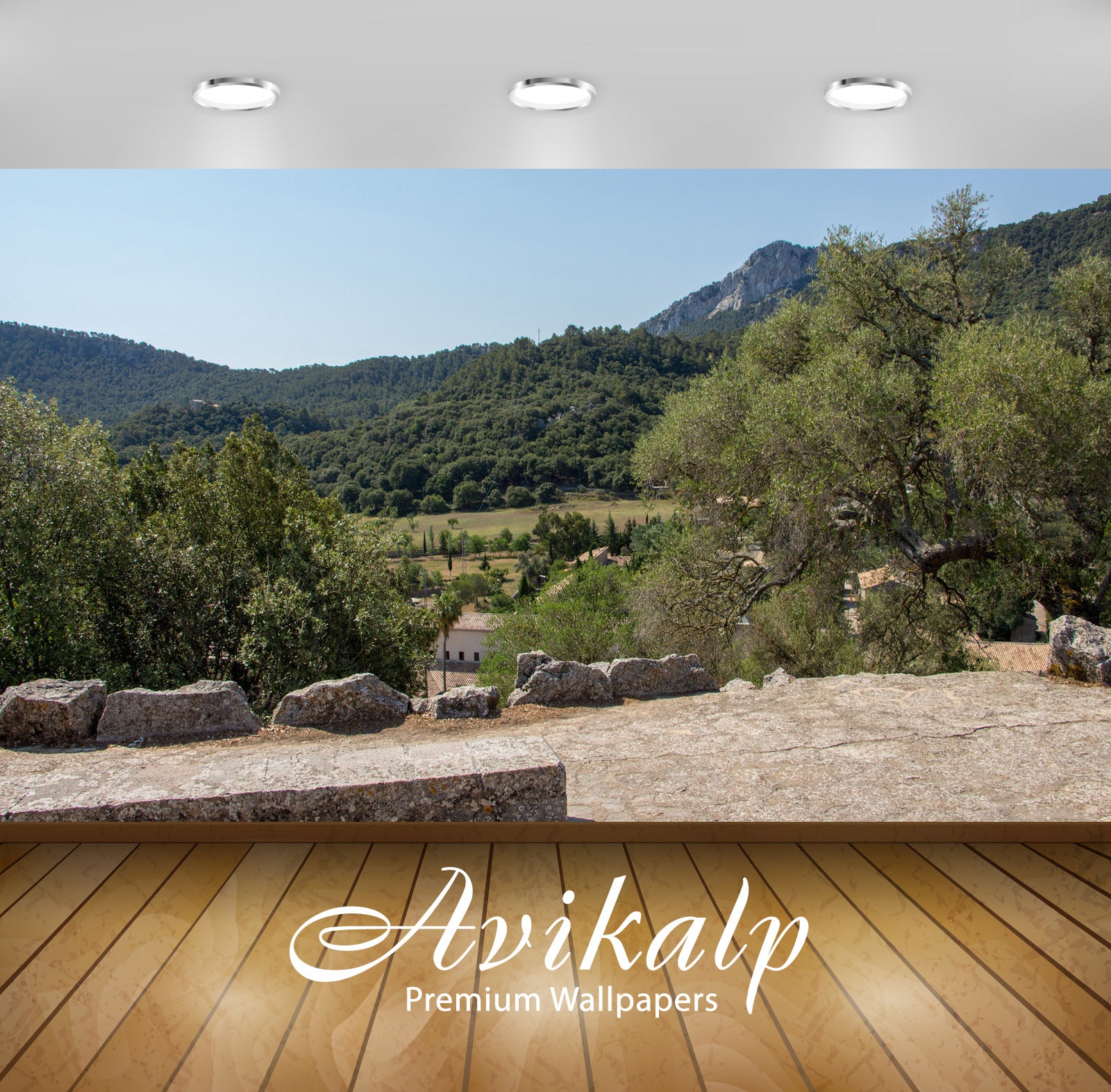 Avikalp Exclusive Awi6636 View Over The Santuari De Lluc Monastery Nature Full HD Wallpapers for Liv Avikalp Exclusive Awi6636 View Over The Santuari De Lluc Monastery Nature Full HD Wallpapers for Liv