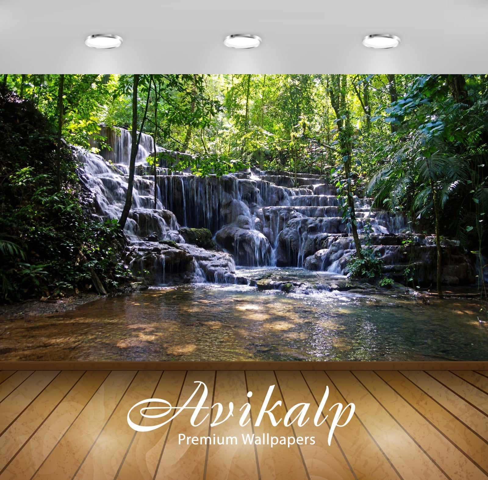 Avikalp Exclusive Awi6650 Water Pouring On The Rocky Steps In The Forest Nature Full HD Wallpapers f Avikalp Exclusive Awi6650 Water Pouring On The Rocky Steps In The Forest Nature Full HD Wallpapers f