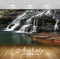 Avikalp Exclusive Awi6655 Waterfall Nature Full HD Wallpapers for Living room, Hall, Kids Room, Kitc