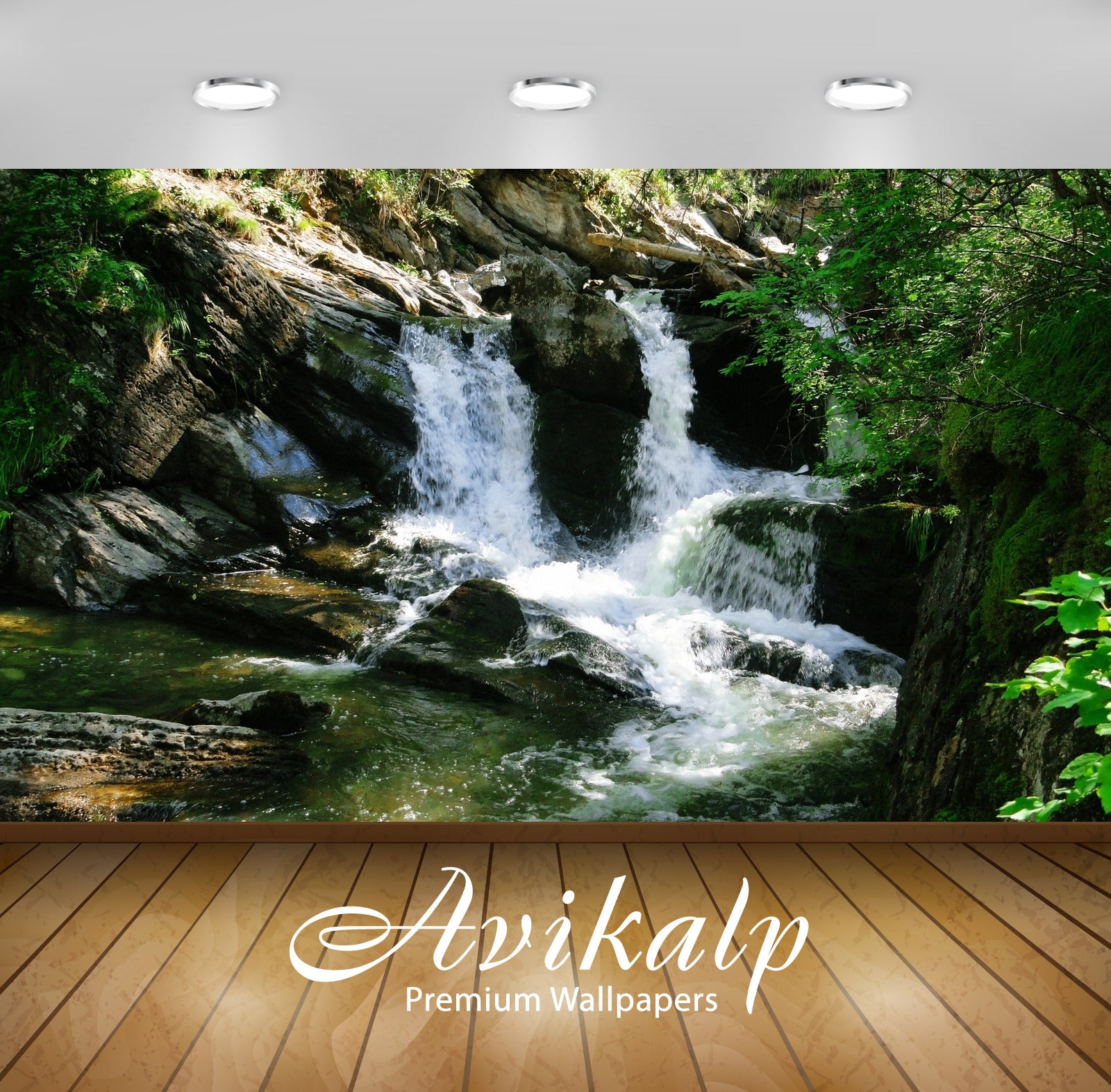 Avikalp Exclusive Awi6670 Waterfall On Whirling River Nature Full HD Wallpapers for Living room, Hal Avikalp Exclusive Awi6670 Waterfall On Whirling River Nature Full HD Wallpapers for Living room, Hal