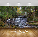 Avikalp Exclusive Awi6673 Waterfall Under The Wooden Bridge Nature Full HD Wallpapers for Living roo Avikalp Exclusive Awi6673 Waterfall Under The Wooden Bridge Nature Full HD Wallpapers for Living roo