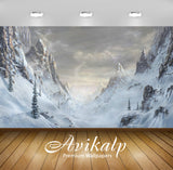 Avikalp Exclusive Awi6699 White Mountain Valley Nature Full HD Wallpapers for Living room, Hall, Kid Avikalp Exclusive Awi6699 White Mountain Valley Nature Full HD Wallpapers for Living room, Hall, Kid