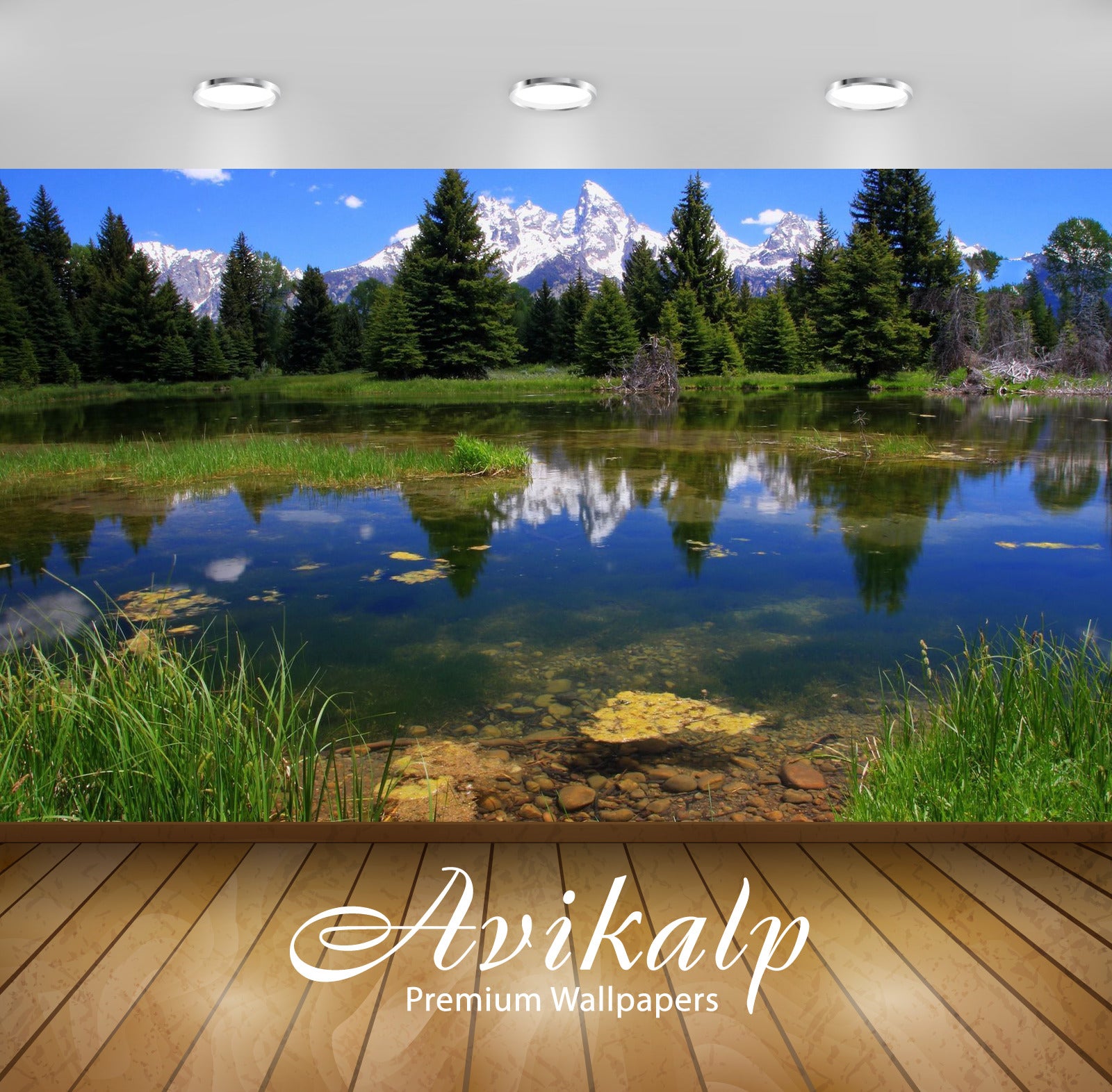 Avikalp Exclusive Awi6712 Winter In The Mountains Behind The Green Nature Nature Full HD Wallpapers Avikalp Exclusive Awi6712 Winter In The Mountains Behind The Green Nature Nature Full HD Wallpapers