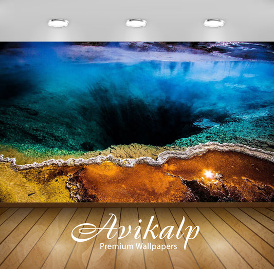 Avikalp Exclusive Awi6757 Yellowstone National Park Nature Full HD Wallpapers for Living room, Hall,