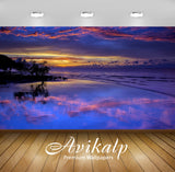 Avikalp Exclusive Awi6790 Amazing Purple Sunset Clouds Reflected In The Wet Beach Nature HD Wallpaper Avikalp Exclusive Awi6790 Amazing Purple Sunset Clouds Reflected In The Wet Beach Nature HD Wallpaper