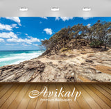 Avikalp Exclusive Awi7282 Small Trees By The Blue Ocean Nature HD Wallpaper Avikalp Exclusive Awi7282 Small Trees By The Blue Ocean Nature HD Wallpaper