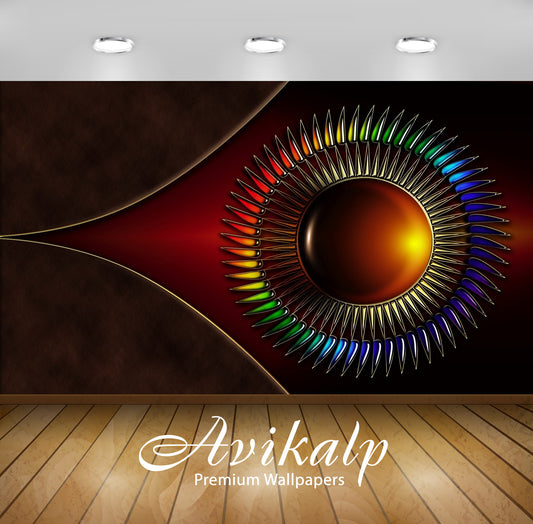 Avikalp Exclusive AWI785 Abstract HD Wallpapers for Living room, Hall, Kids Room, Kitchen, TV Backgr