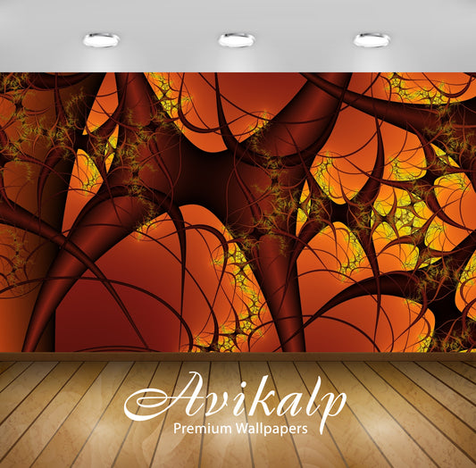 Avikalp Exclusive AWI827 Abstract HD Wallpapers for Living room, Hall, Kids Room, Kitchen, TV Backgr