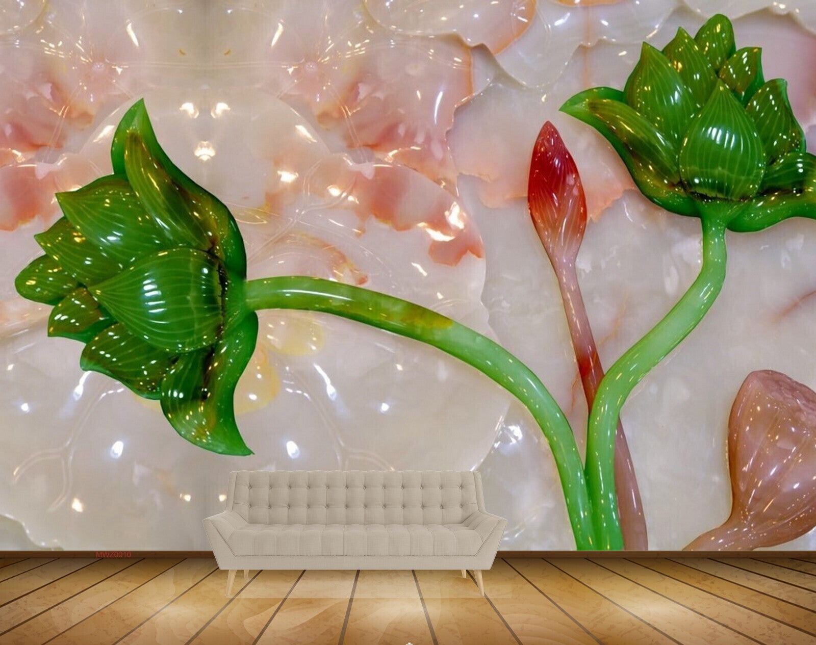 Avikalp MWZ0010 Green Flowers Plants HD Wallpaper Avikalp MWZ0010 Green Flowers Plants HD Wallpaper