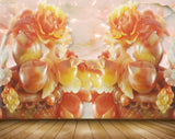 Avikalp MWZ0096 Orange Yellow Flowers 3D HD Wallpaper Avikalp MWZ0096 Orange Yellow Flowers 3D HD Wallpaper