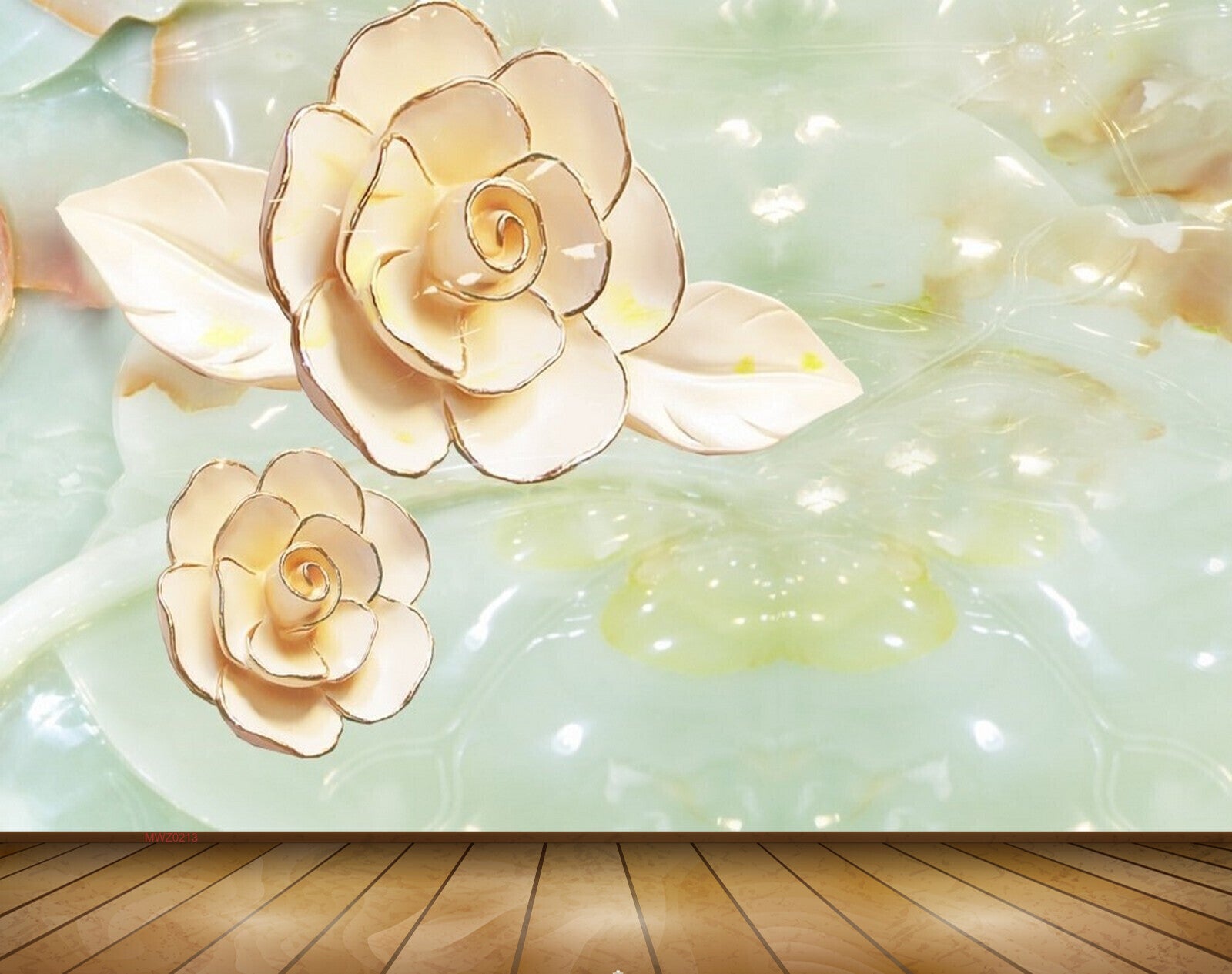 Avikalp MWZ0213 Pink White Flowers 3D HD Wallpaper Avikalp MWZ0213 Pink White Flowers 3D HD Wallpaper