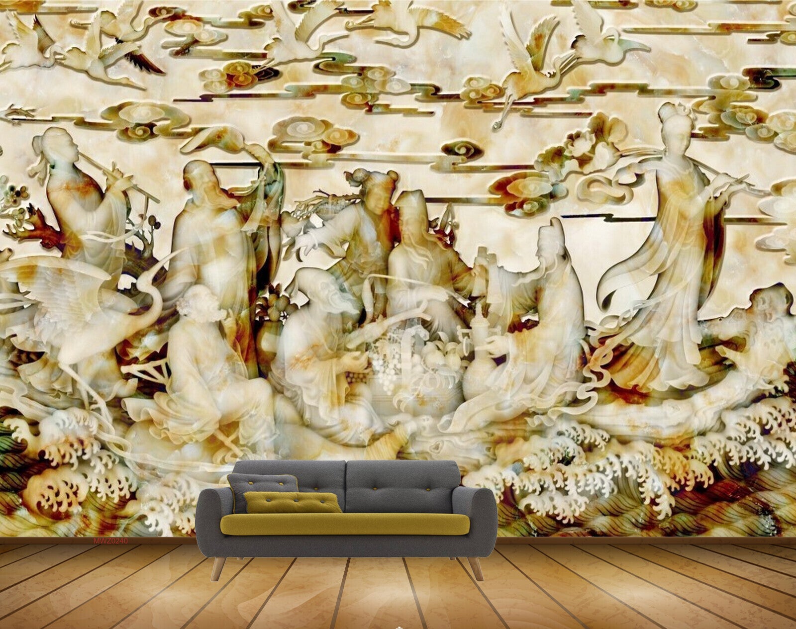 Avikalp MWZ0240 White Swans Birds People 3D HD Wallpaper Avikalp MWZ0240 White Swans Birds People 3D HD Wallpaper