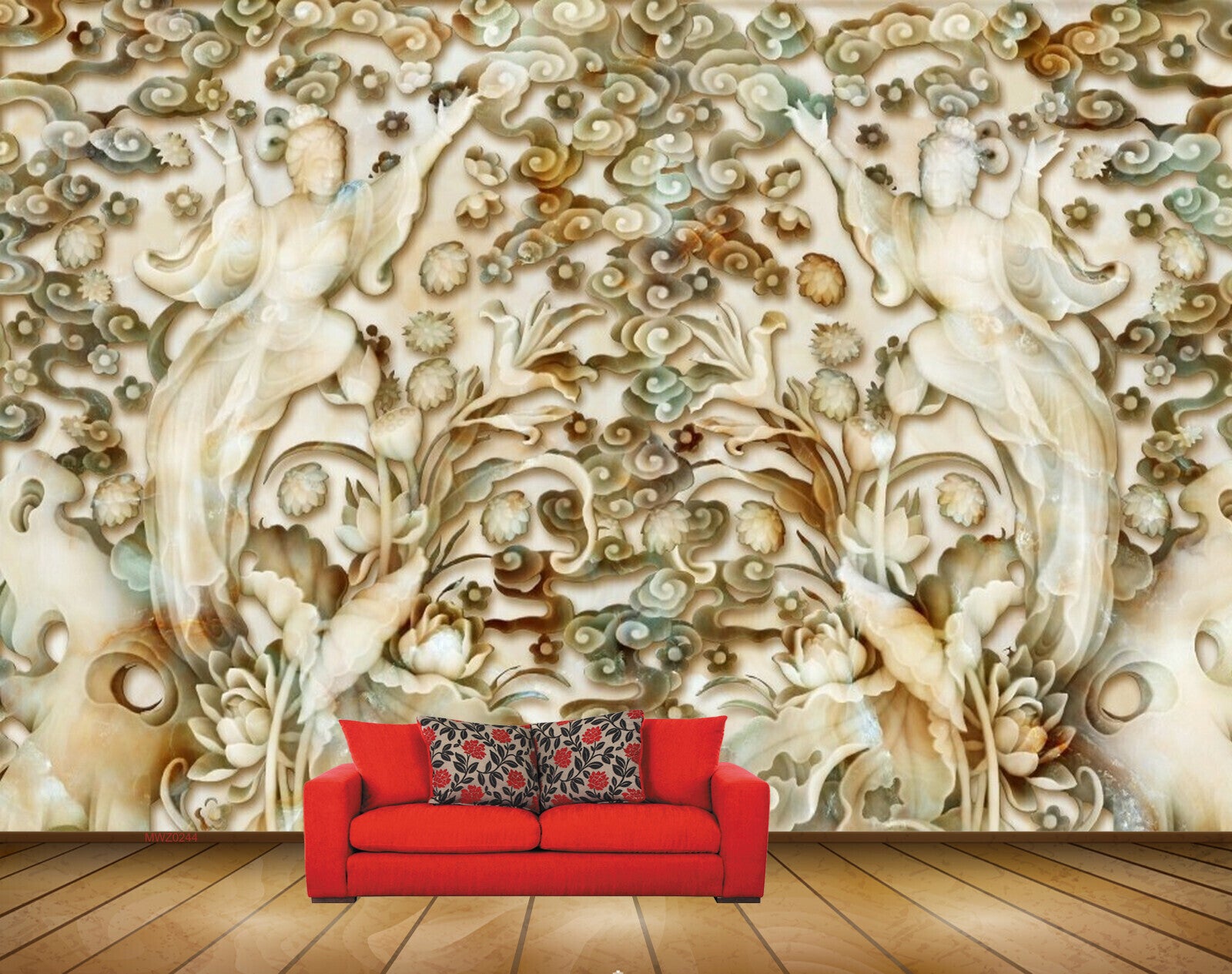 Avikalp MWZ0244 White Orange Flowers Plants People 3D HD Wallpaper Avikalp MWZ0244 White Orange Flowers Plants People 3D HD Wallpaper