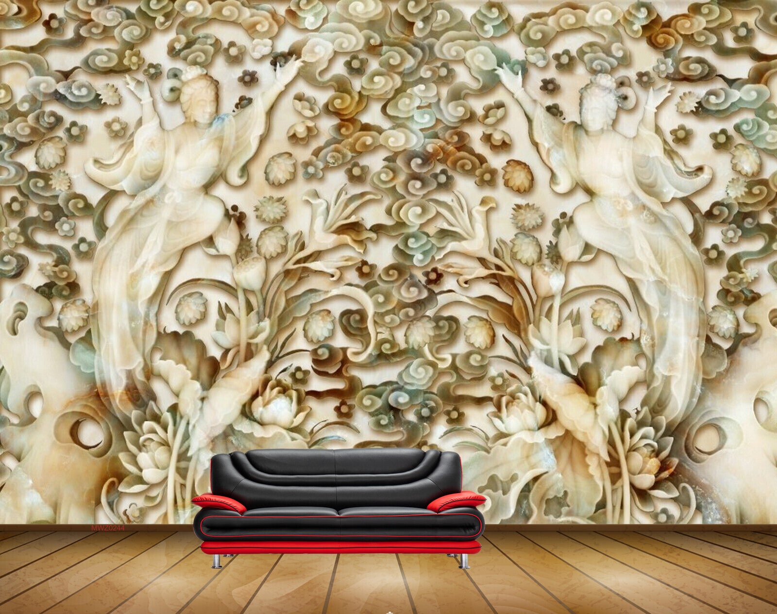 Avikalp MWZ0244 White Orange Flowers Plants People 3D HD Wallpaper Avikalp MWZ0244 White Orange Flowers Plants People 3D HD Wallpaper