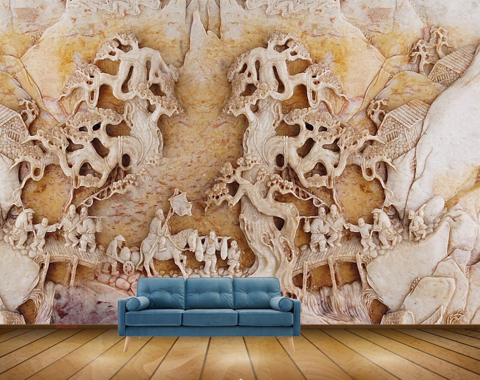 Avikalp MWZ0260 Horses People Trees Stones 3D HD Wallpaper Avikalp MWZ0260 Horses People Trees Stones 3D HD Wallpaper