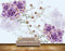 Avikalp MWZ0326 Purple White Flowers HD Wallpaper