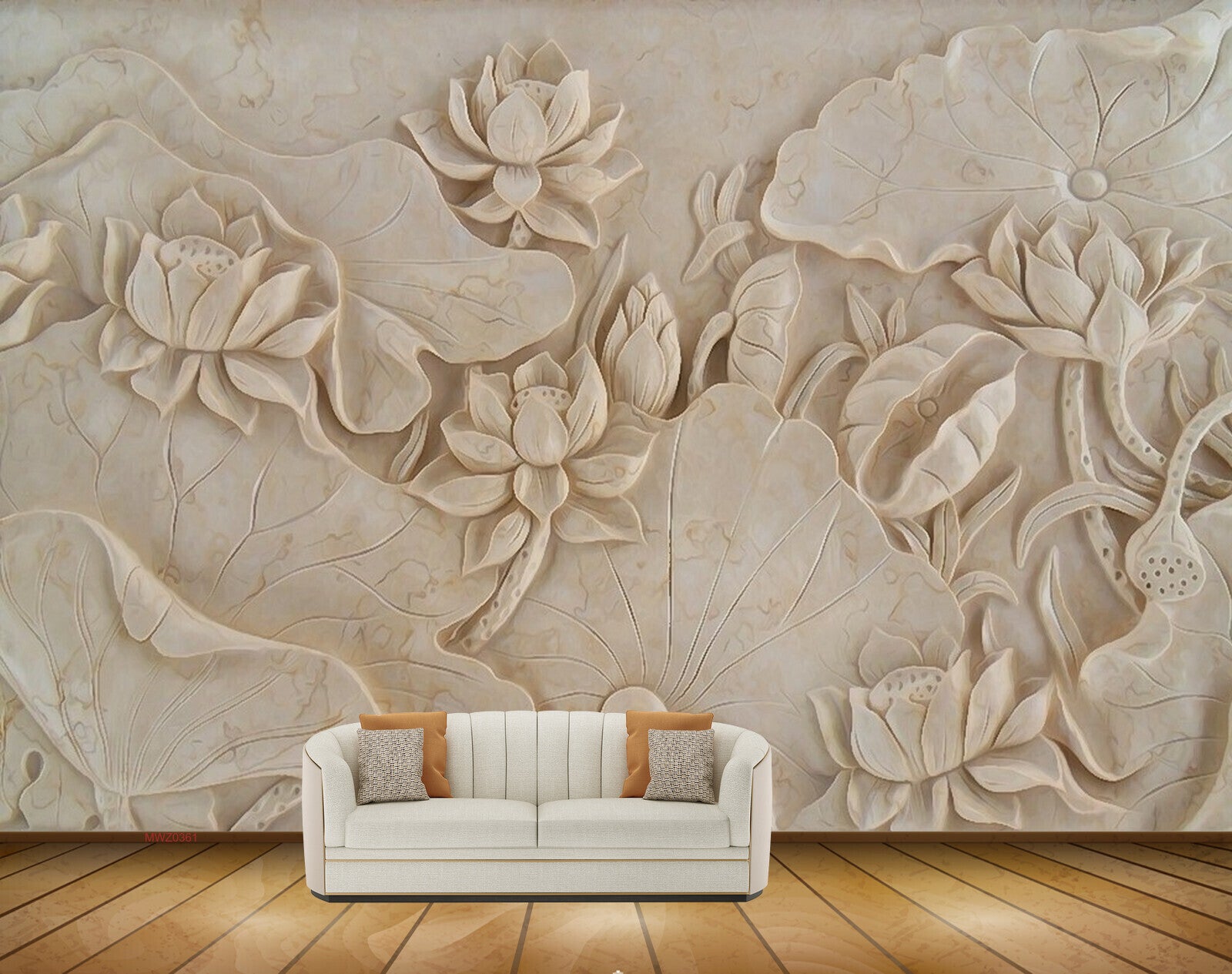 Avikalp MWZ0361 White Lotus Flowers Leaves 3D HD Wallpaper Avikalp MWZ0361 White Lotus Flowers Leaves 3D HD Wallpaper