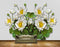 Avikalp MWZ0410 White Yellow Flowers Leaves HD Wallpaper