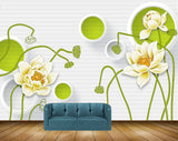 Avikalp MWZ0452 White Green Flowers HD Wallpaper Avikalp MWZ0452 White Green Flowers HD Wallpaper