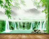 Avikalp MWZ0475 Waterfalls Trees Stones Swans Birds 3D HD Wallpaper Avikalp MWZ0475 Waterfalls Trees Stones Swans Birds 3D HD Wallpaper