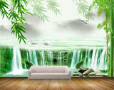 Avikalp MWZ0475 Waterfalls Trees Stones Swans Birds 3D HD Wallpaper Avikalp MWZ0475 Waterfalls Trees Stones Swans Birds 3D HD Wallpaper