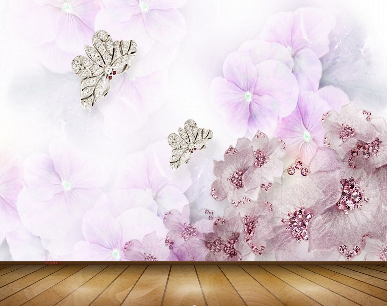 Avikalp MWZ0652 Pinkish White Flowers 3D HD Wallpaper Avikalp MWZ0652 Pinkish White Flowers 3D HD Wallpaper