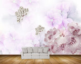 Avikalp MWZ0652 Pinkish White Flowers 3D HD Wallpaper Avikalp MWZ0652 Pinkish White Flowers 3D HD Wallpaper