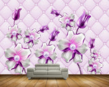 Avikalp MWZ0680 Violet White Flowers HD Wallpaper Avikalp MWZ0680 Violet White Flowers HD Wallpaper