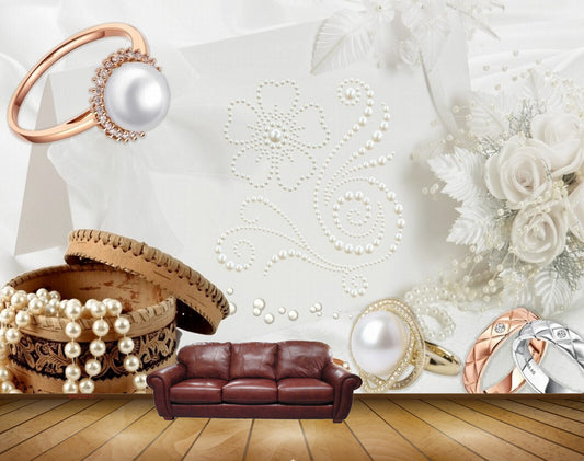 Avikalp MWZ0716 Pearl Rings Chains Woodenbox HD Wallpaper