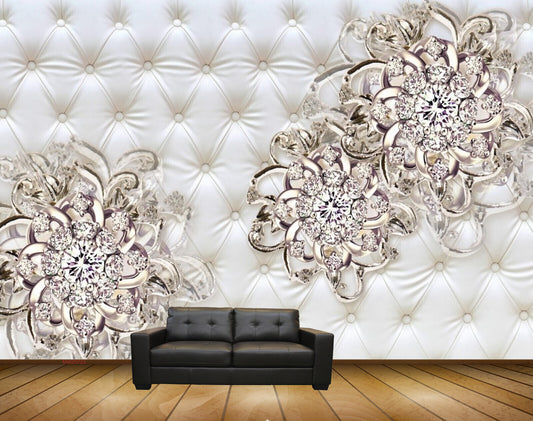 Avikalp MWZ0725 White Flowers HD Wallpaper