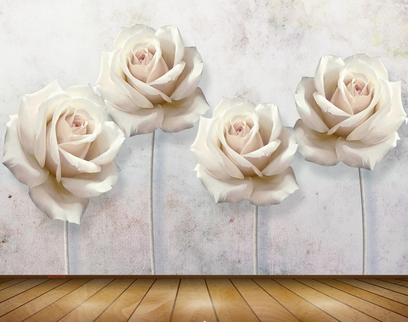 Avikalp MWZ0769 White Flowers 3D HD Wallpaper Avikalp MWZ0769 White Flowers 3D HD Wallpaper