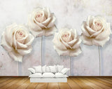 Avikalp MWZ0769 White Flowers 3D HD Wallpaper Avikalp MWZ0769 White Flowers 3D HD Wallpaper