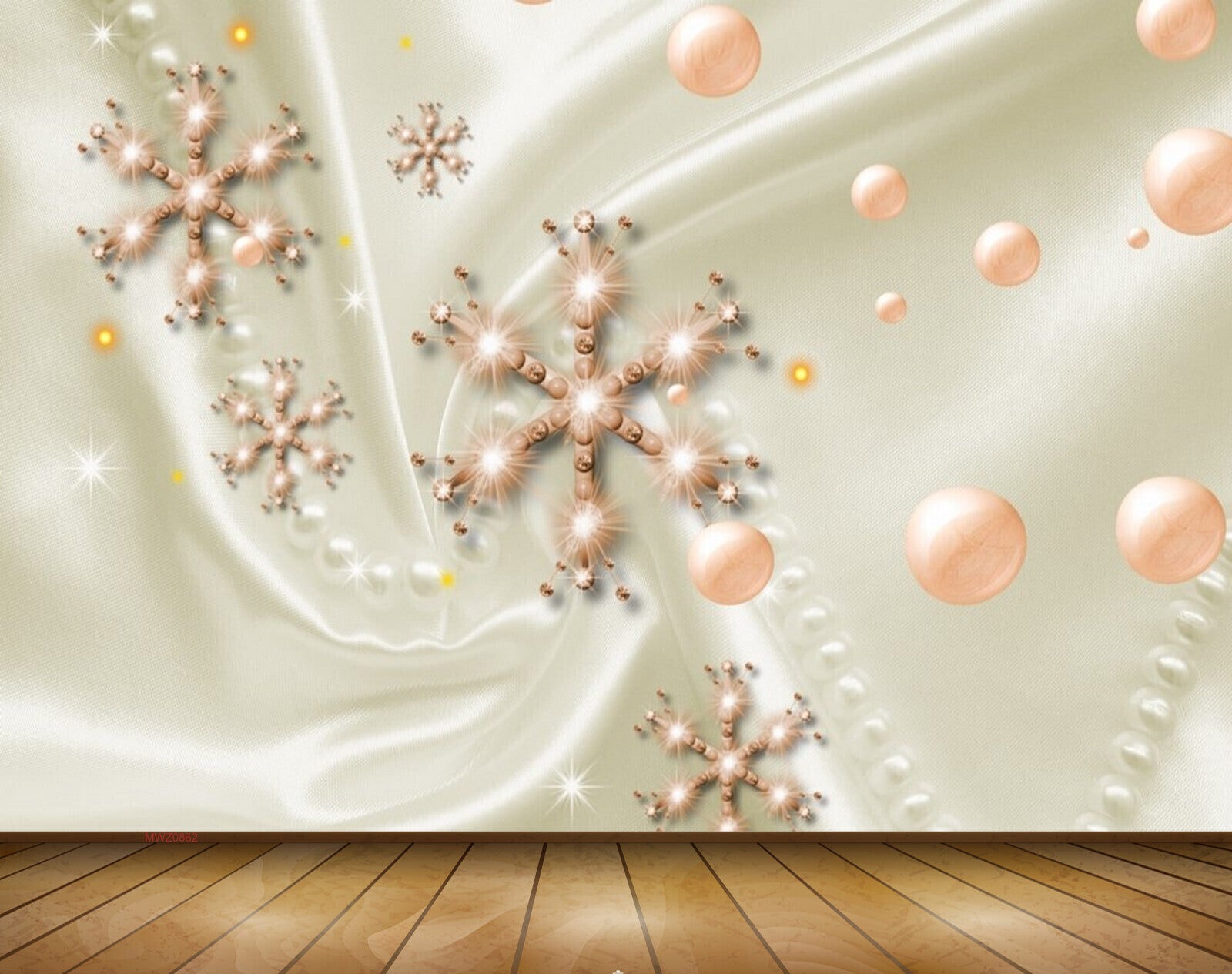 Avikalp MWZ0862 Peach Yellow Flowers 3D HD Wallpaper Avikalp MWZ0862 Peach Yellow Flowers 3D HD Wallpaper