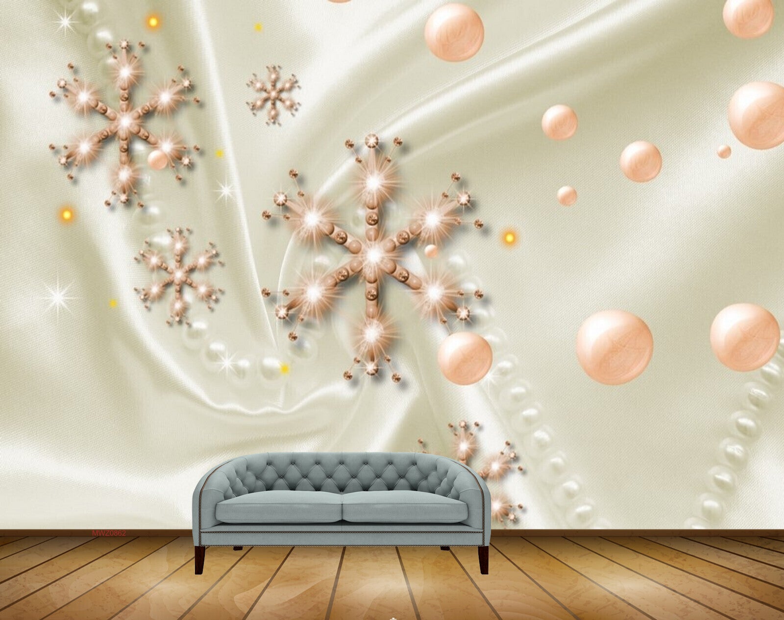 Avikalp MWZ0862 Peach Yellow Flowers 3D HD Wallpaper Avikalp MWZ0862 Peach Yellow Flowers 3D HD Wallpaper