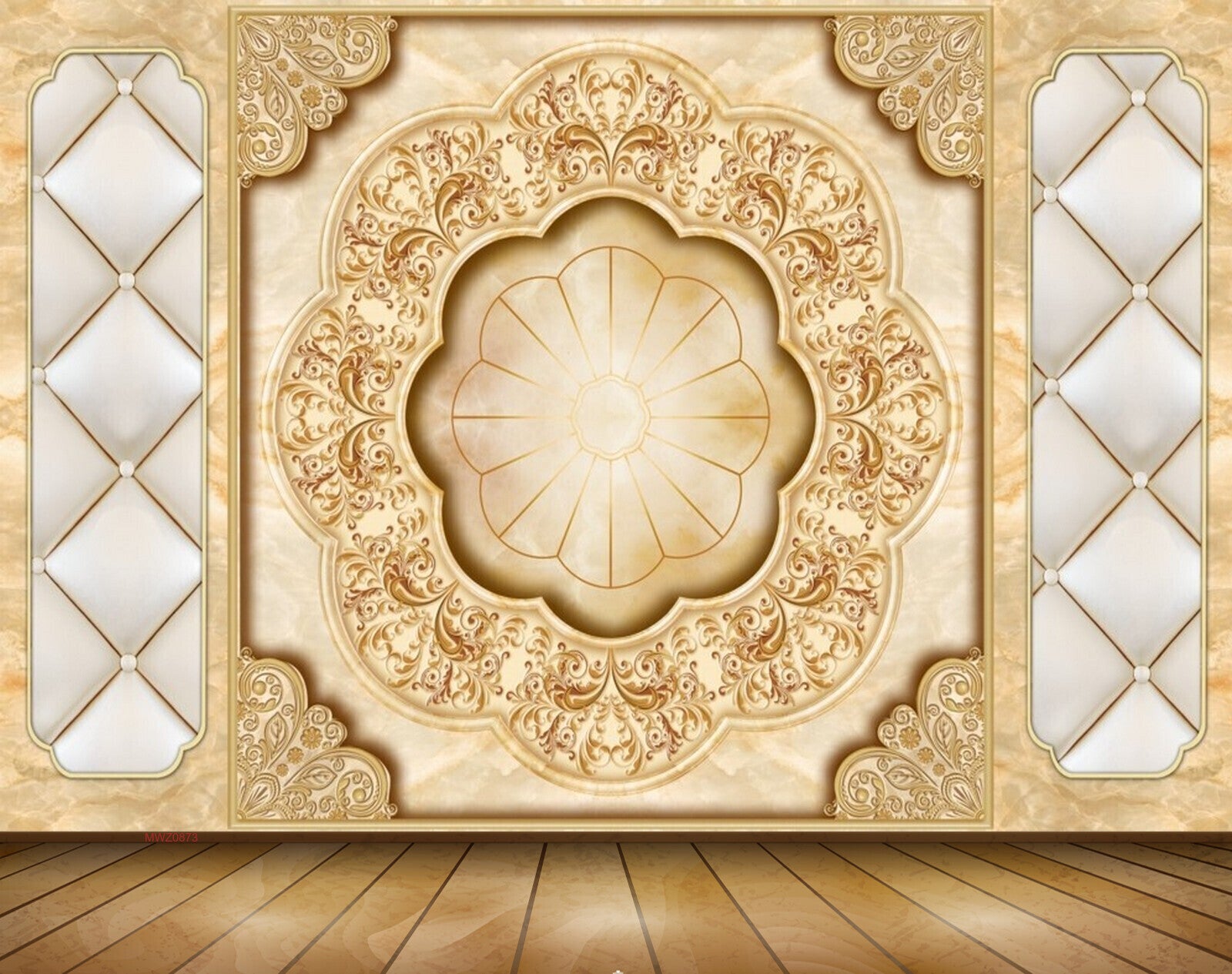 Avikalp MWZ0873 Orange Flowers 3D HD Wallpaper Avikalp MWZ0873 Orange Flowers 3D HD Wallpaper