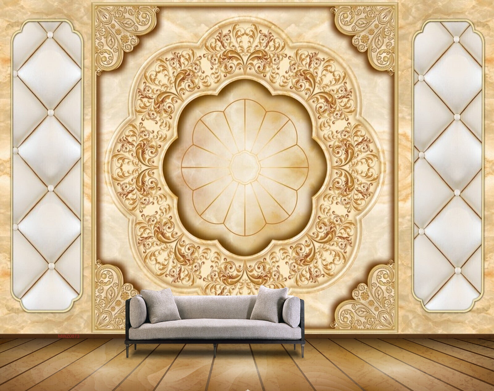 Avikalp MWZ0873 Orange Flowers 3D HD Wallpaper Avikalp MWZ0873 Orange Flowers 3D HD Wallpaper