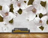 Avikalp MWZ0898 White Flowers 3D HD Wallpaper Avikalp MWZ0898 White Flowers 3D HD Wallpaper