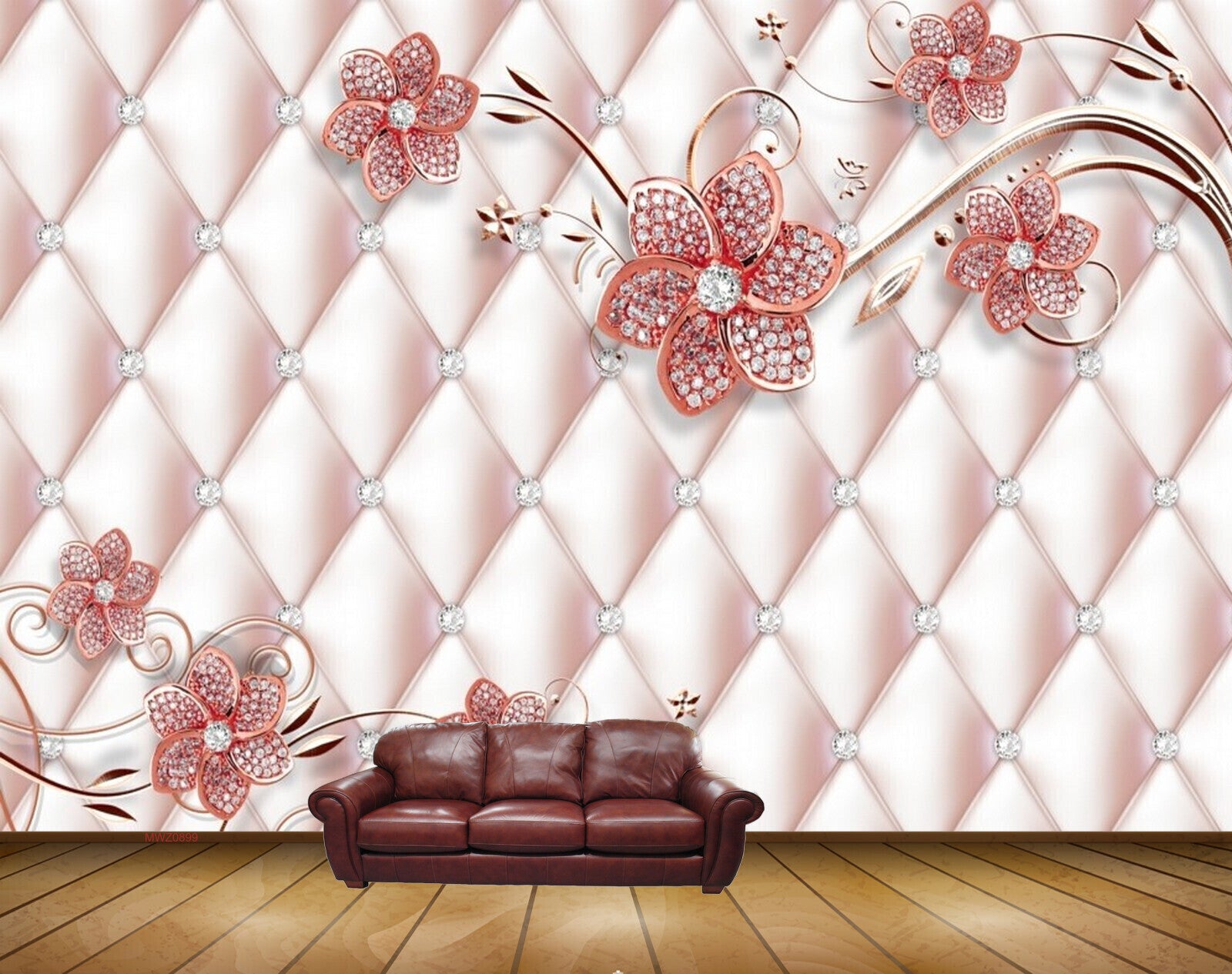 Avikalp MWZ0899 Pink White Flowers 3D HD Wallpaper Avikalp MWZ0899 Pink White Flowers 3D HD Wallpaper