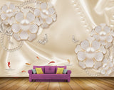 Avikalp MWZ0949 White Flowers Butterflies Fishes 3D HD Wallpaper Avikalp MWZ0949 White Flowers Butterflies Fishes 3D HD Wallpaper