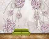 Avikalp MWZ0970 Purple Flowers 3D HD Wallpaper Avikalp MWZ0970 Purple Flowers 3D HD Wallpaper