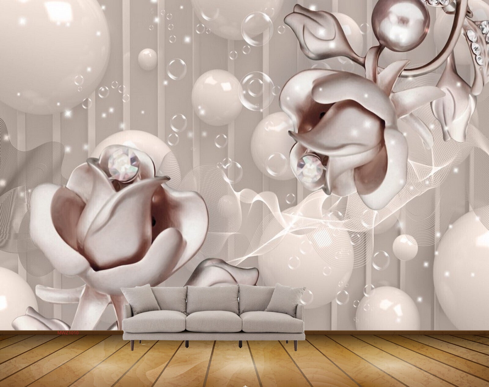 Avikalp MWZ1010 White Flowers 3D HD Wallpaper Avikalp MWZ1010 White Flowers 3D HD Wallpaper
