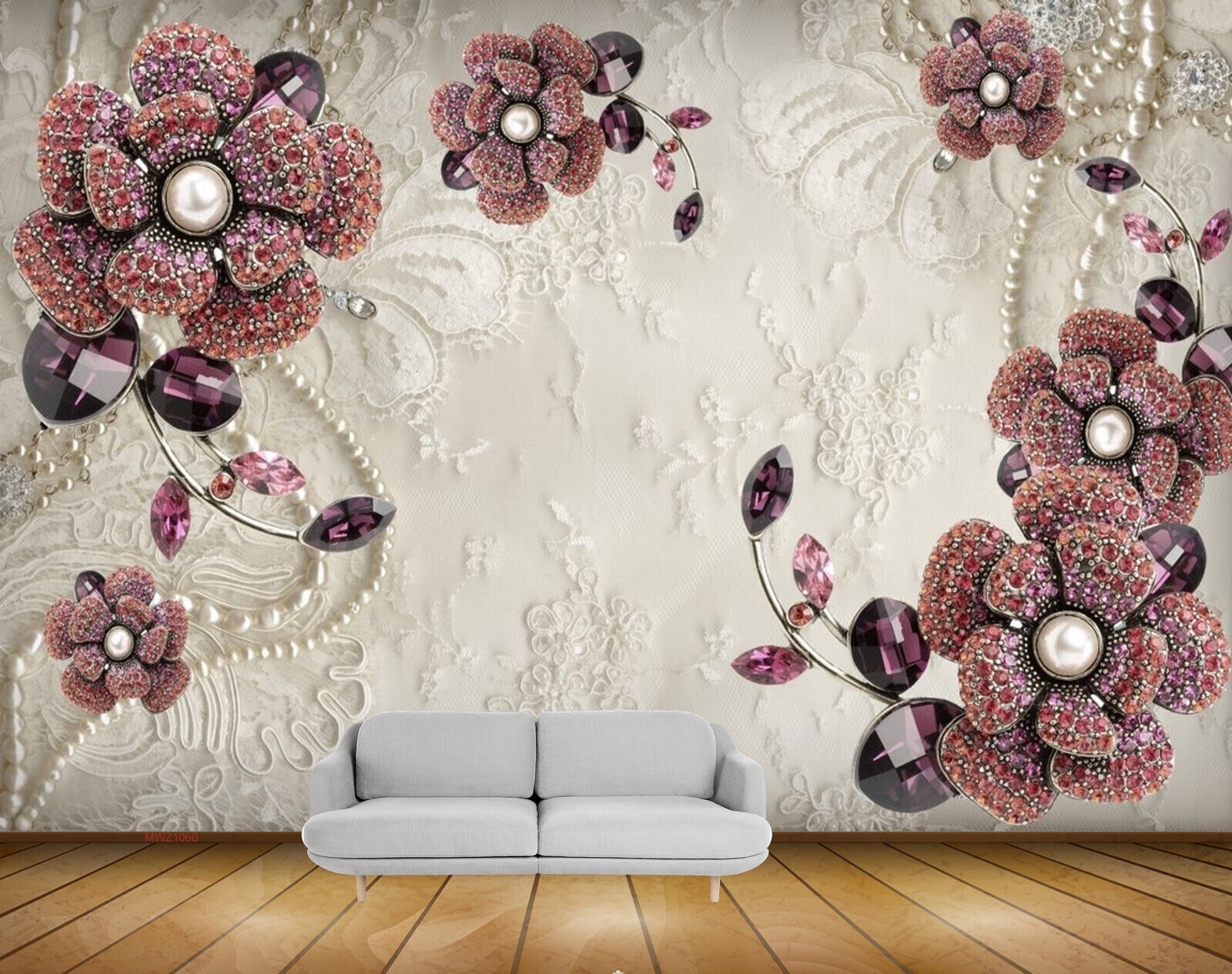 Avikalp MWZ1060 Brown Flowers Leaves 3D HD Wallpaper Avikalp MWZ1060 Brown Flowers Leaves 3D HD Wallpaper