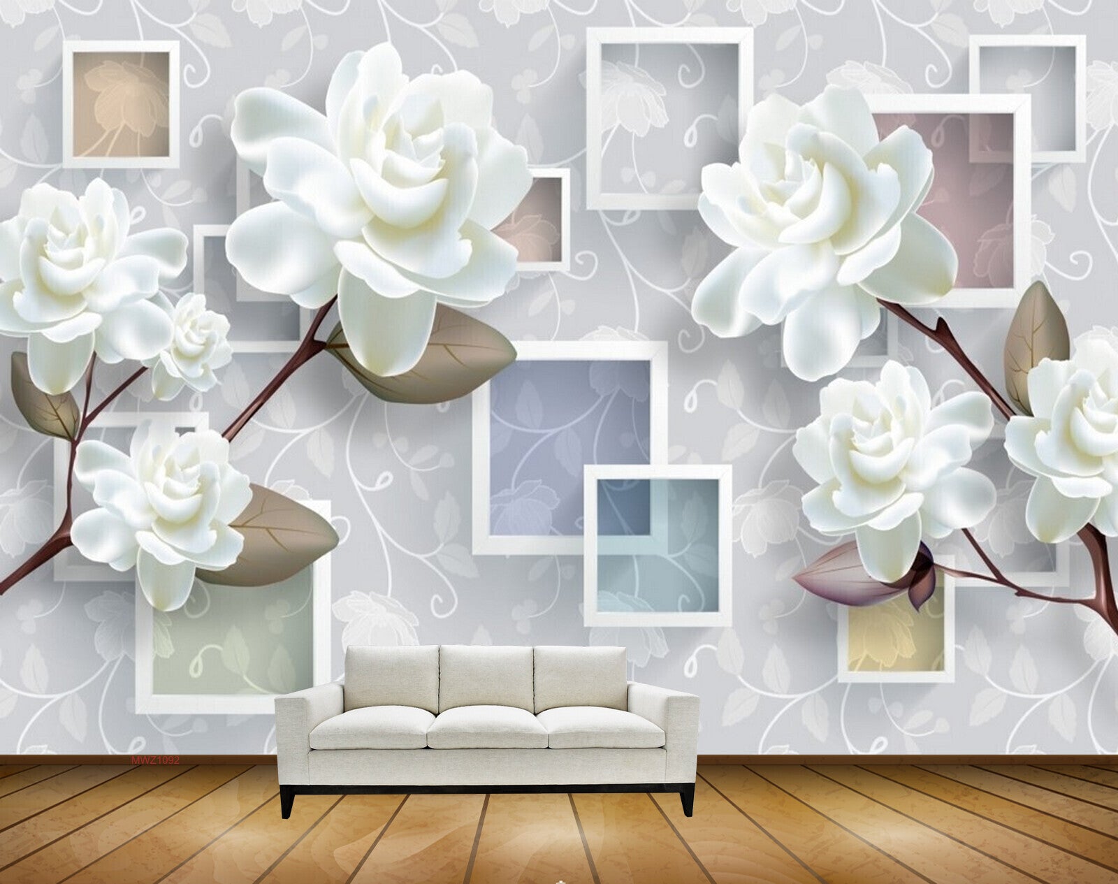 Modern 3D Abstraction Wallpaper for Walls Luxury Golden and White  Background, Interior Home Mural Painting wall art for Living Room  generative ai 27421367 Stock Photo at Vecteezy