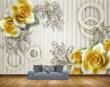 Avikalp MWZ1094 Yellow Flowers Branches 3D HD Wallpaper Avikalp MWZ1094 Yellow Flowers Branches 3D HD Wallpaper