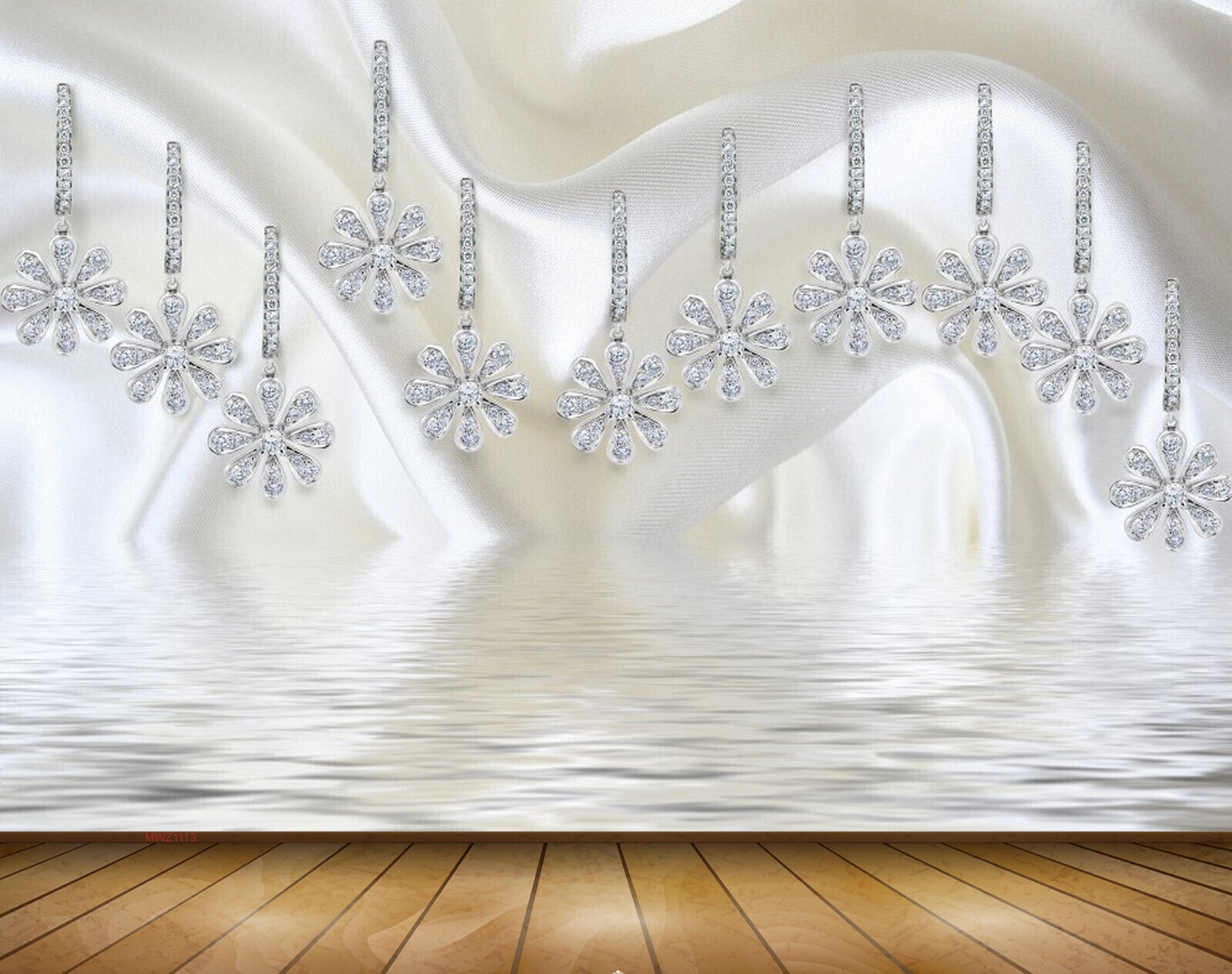Avikalp MWZ1113 White Flowers River 3D HD Wallpaper Avikalp MWZ1113 White Flowers River 3D HD Wallpaper