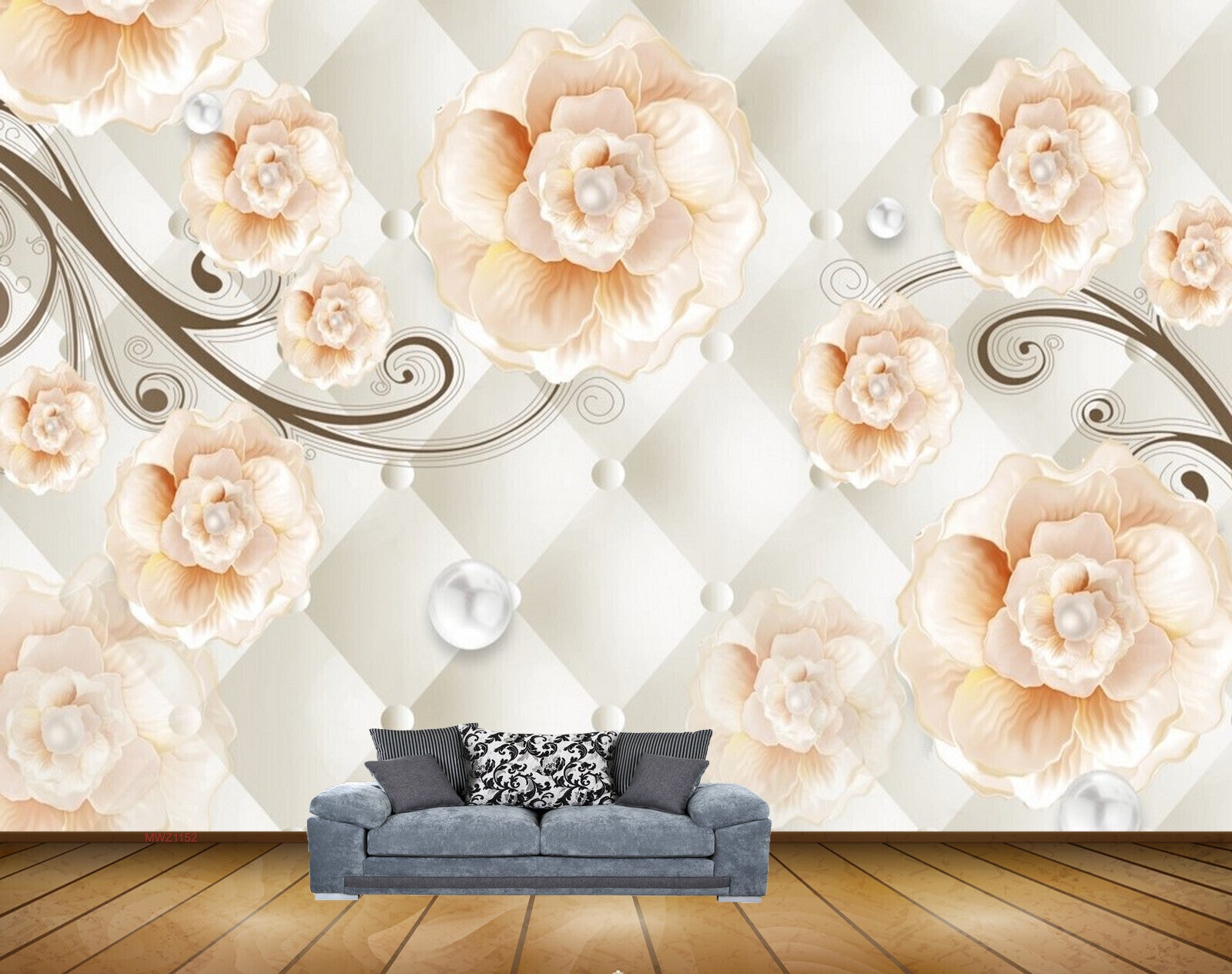 Avikalp MWZ1152 Orange White Flowers HD Wallpaper Avikalp MWZ1152 Orange White Flowers HD Wallpaper